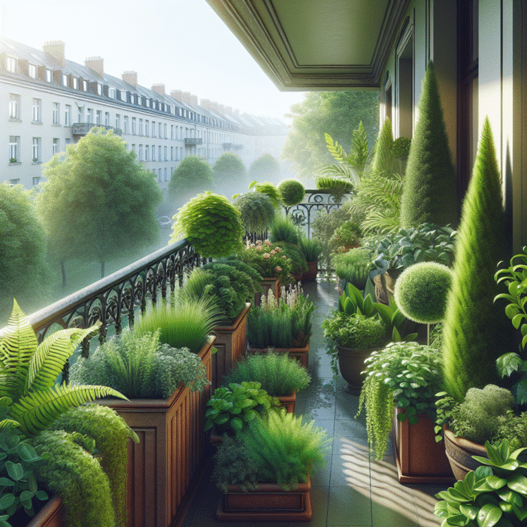 year-round greenery: choosing the right permanent balcony planters