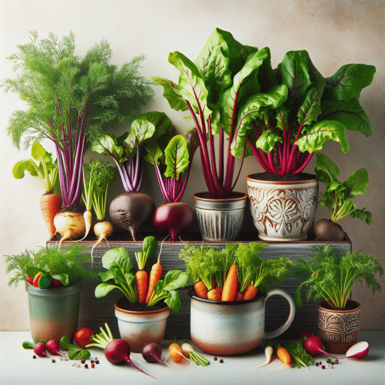 easy-to-grow dwarf root vegetables for container success