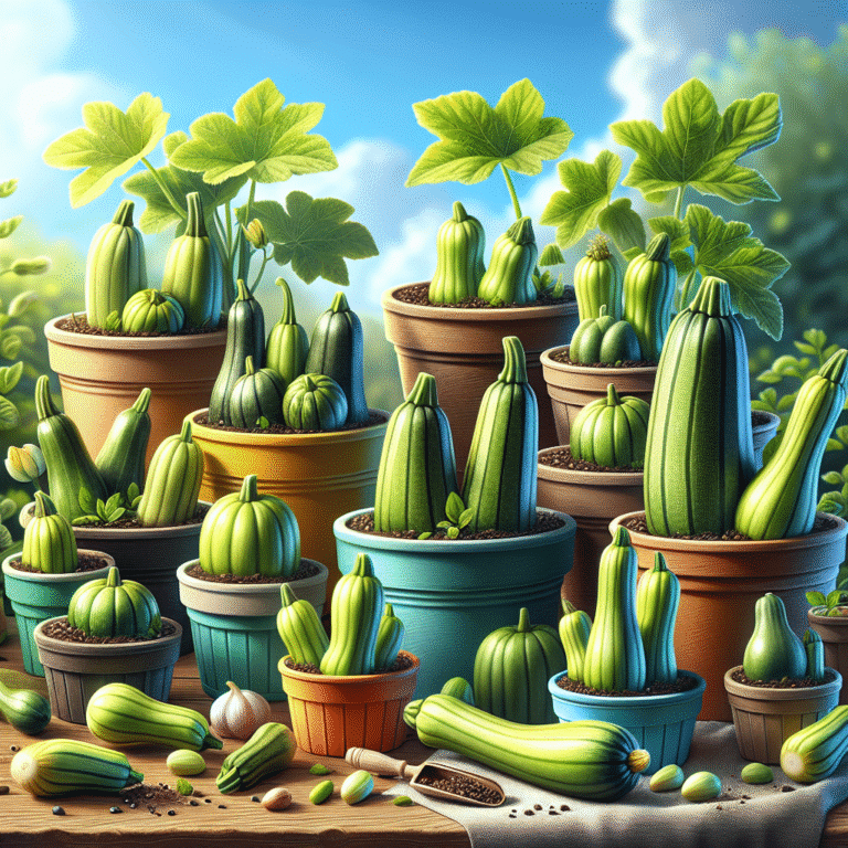tasty dwarf zucchini varieties for container growing