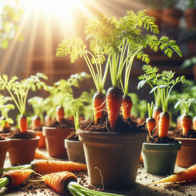 low-growing carrots perfect for small pots