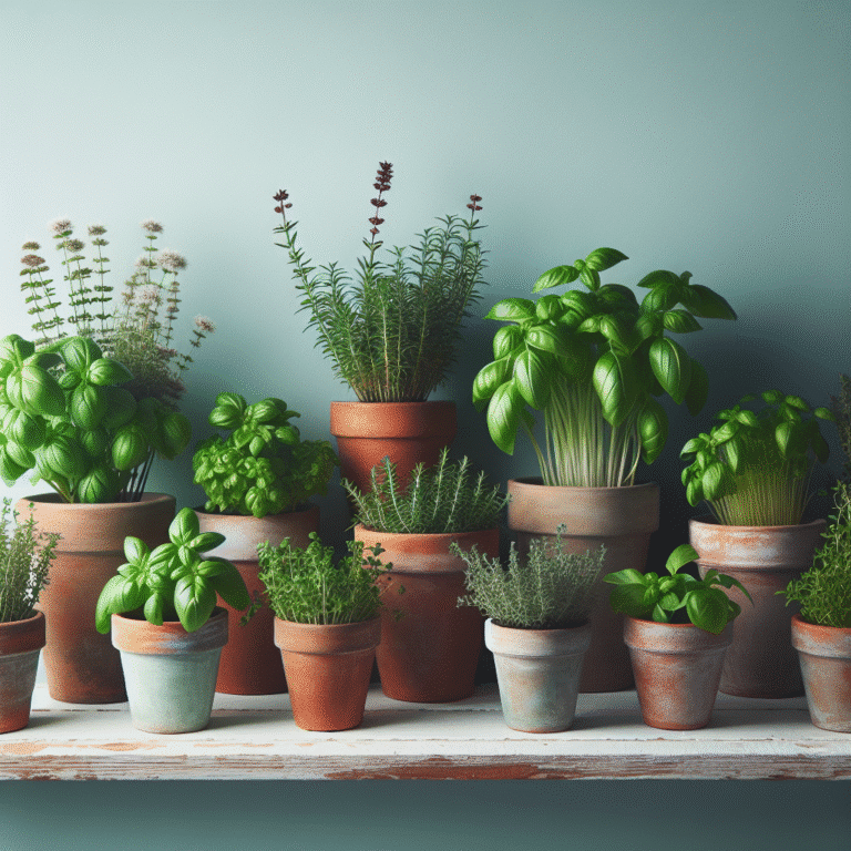 compact herbs that flourish in small pots