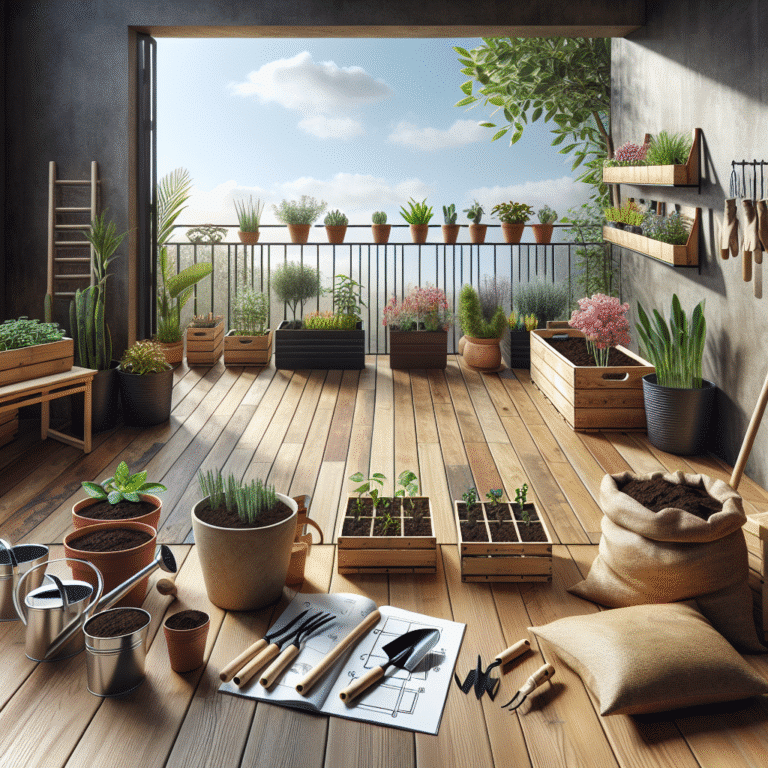 balcony prep guide for beginners before the first planting