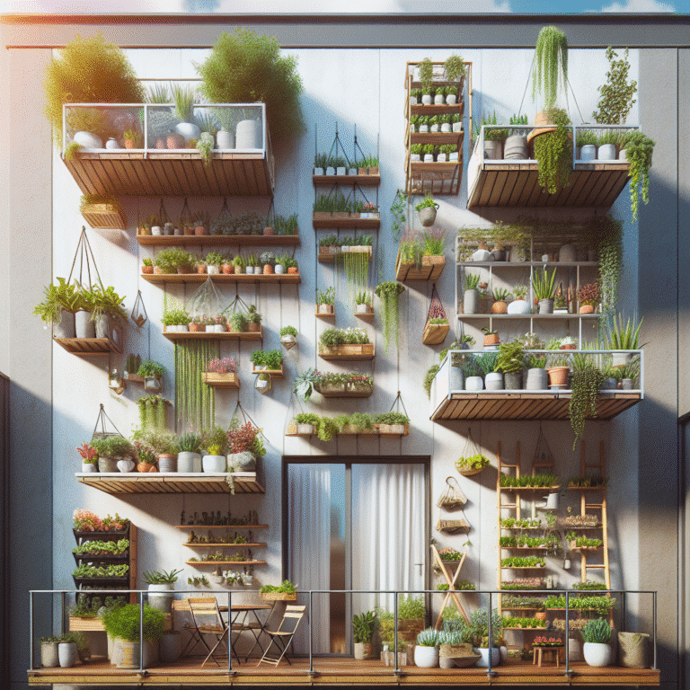 best vertical gardening systems for small apartment balconies