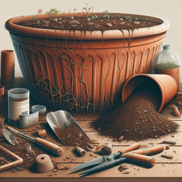 depleted container potting mix: causes and solutions