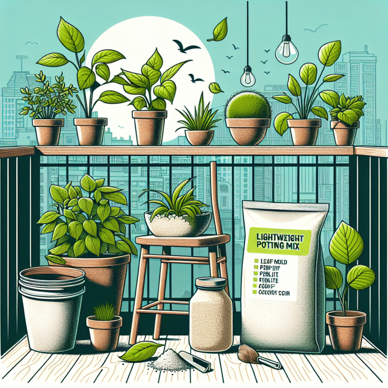 ultimate guide to creating a lightweight potting mix for balcony plants