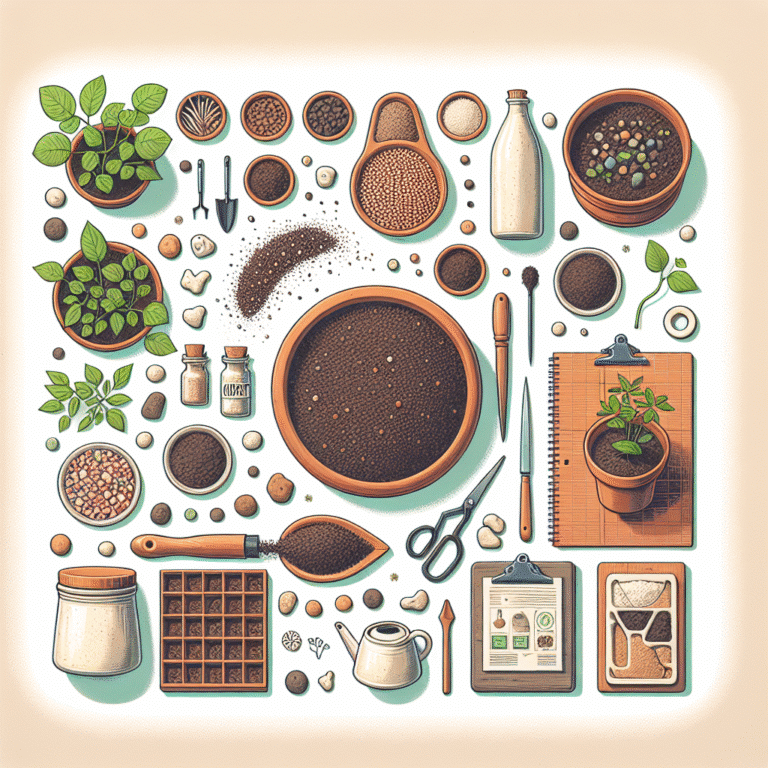 building the ideal lightweight potting mix for small space gardens