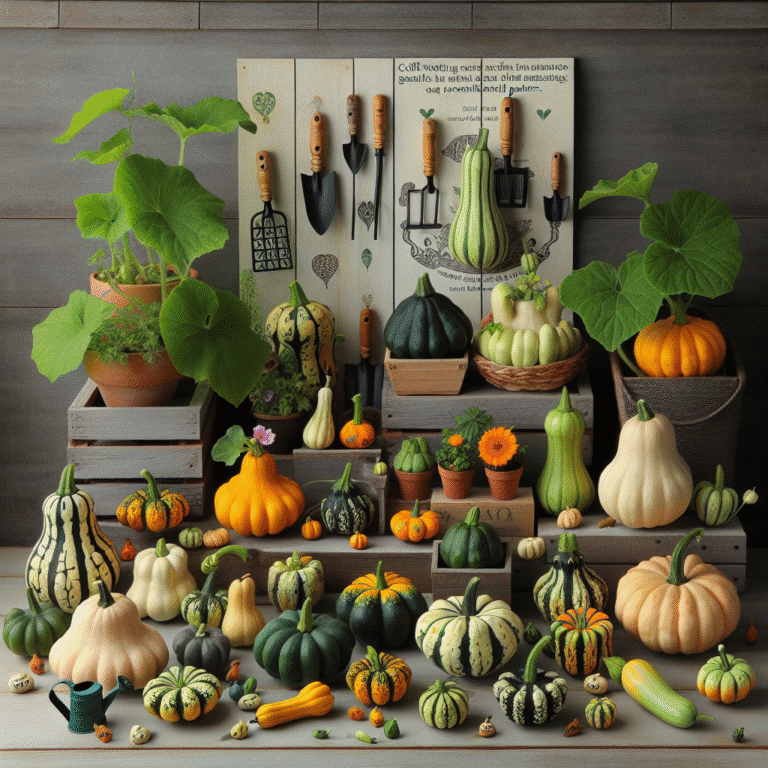 heirloom dwarf squash varieties for small spaces