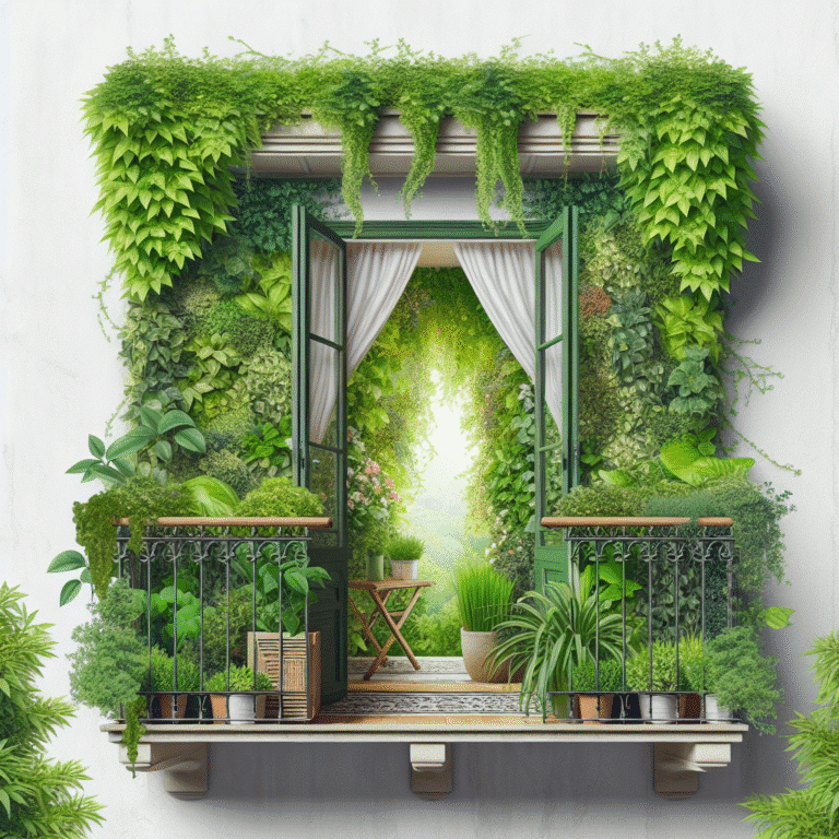 transforming small balconies into lush green retreats with climbing vegetation
